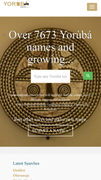 Yoruba Names Project